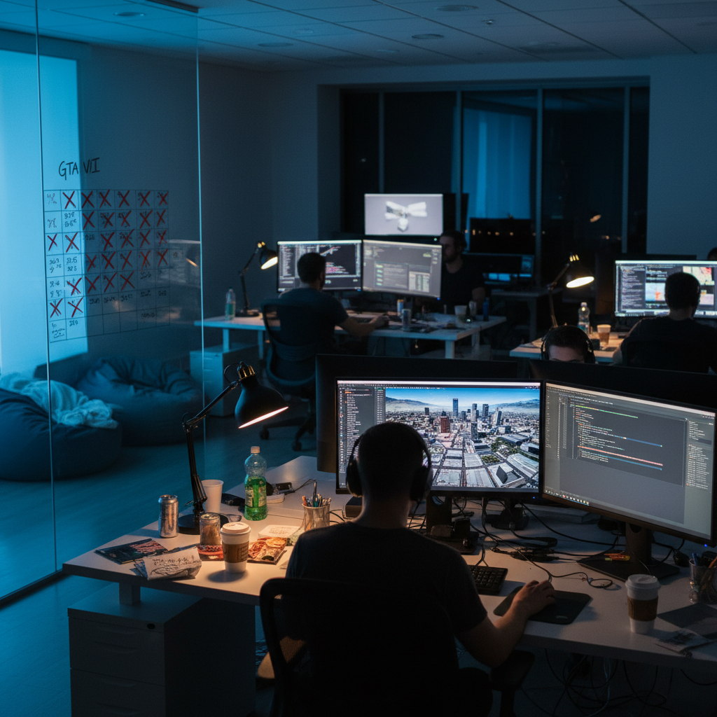 découvrez pourquoi gta 6 prend du retard et explorez les habitudes étonnantes de rockstar games qui influencent le développement du jeu tant attendu.