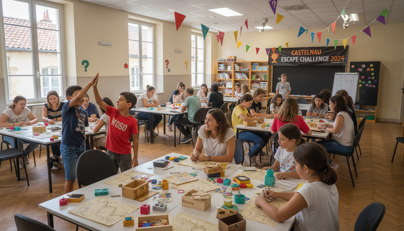 découvrez à castelnau-d'estrétefonds des escape games amusants et adaptés à toute la famille, organisés par les parents d’élèves pour petits et grands.