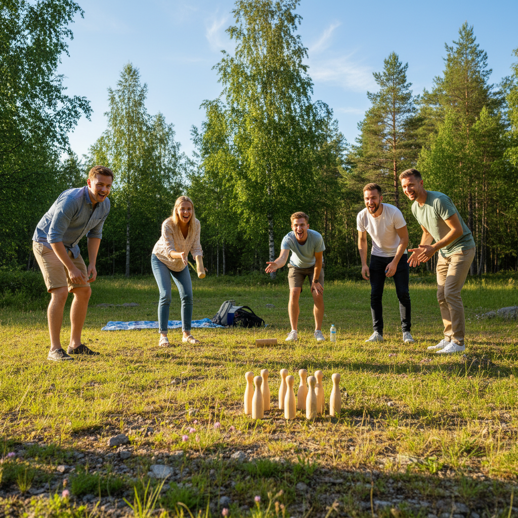 découvrez les règles et astuces pour jouer au jeu de quilles finlandaises (mölkky), un jeu d'adresse convivial parfait pour toutes les occasions.