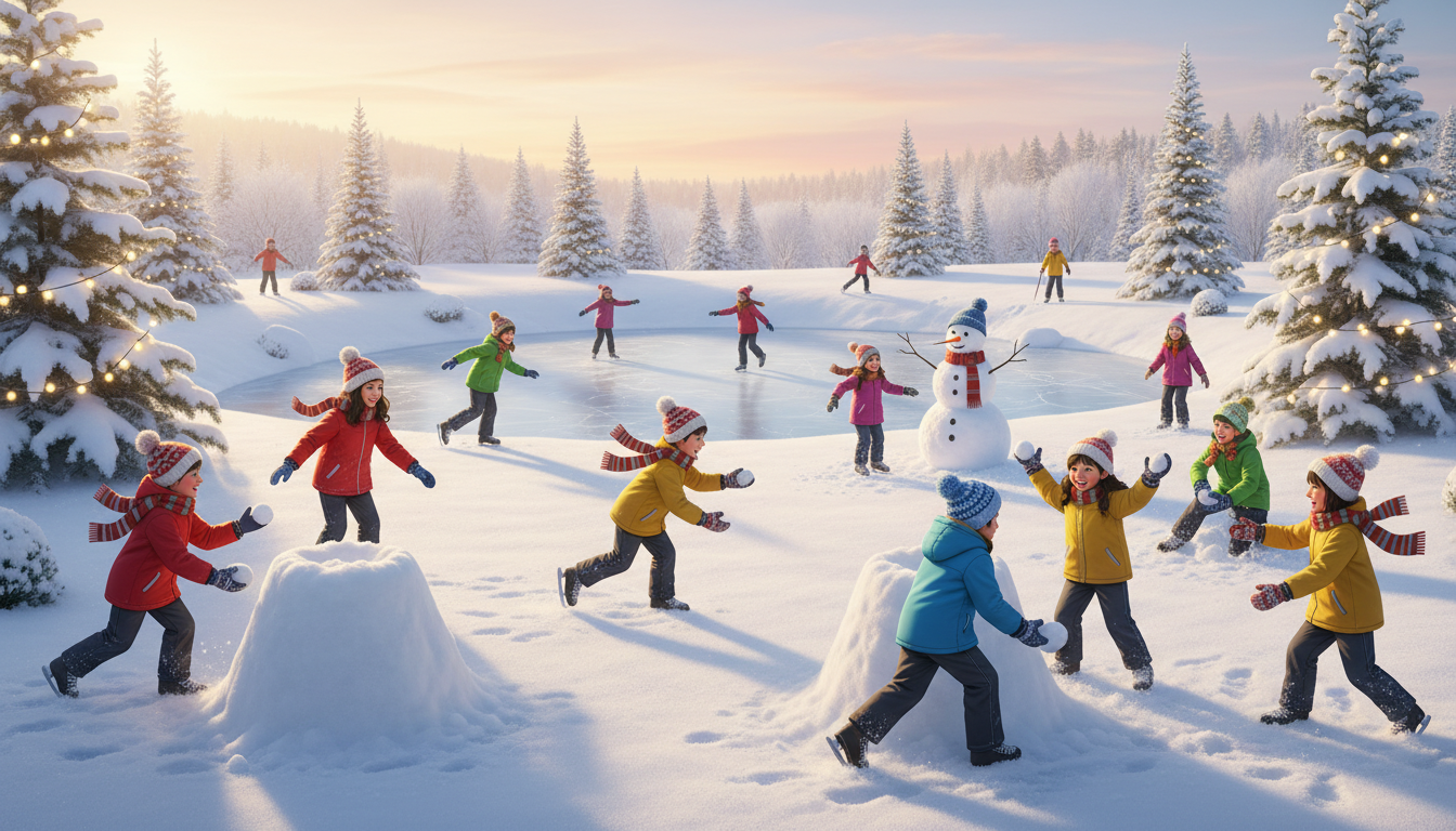 découvrez comment se déroulent les batailles de neige, profitez des jeux d'hiver et explorez les traditions festives qui rythment la saison pour des moments conviviaux et joyeux.