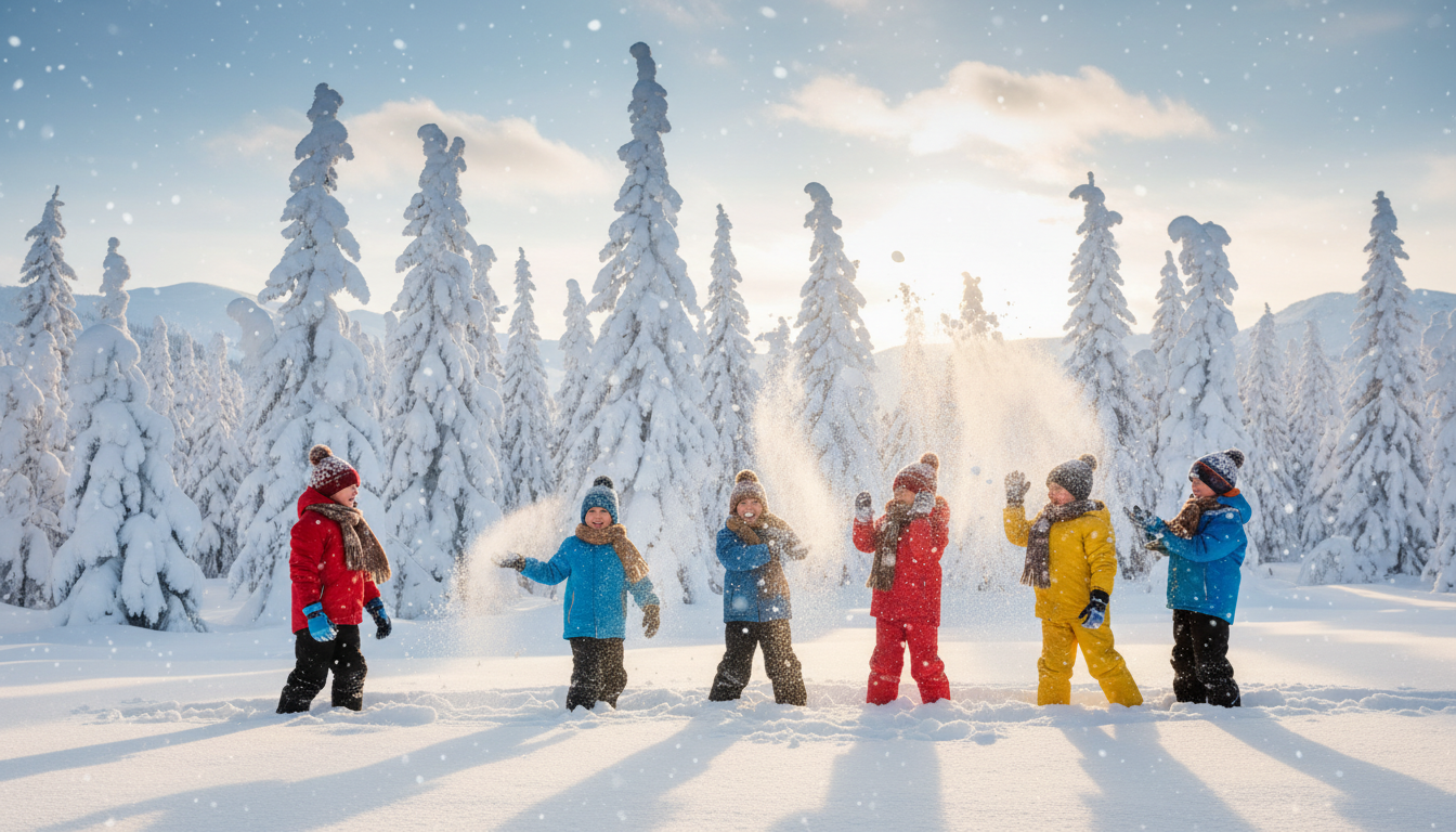 découvrez comment se déroulent les batailles de neige, les jeux d'hiver et les traditions festives, pour des moments de joie et de convivialité en saison froide.