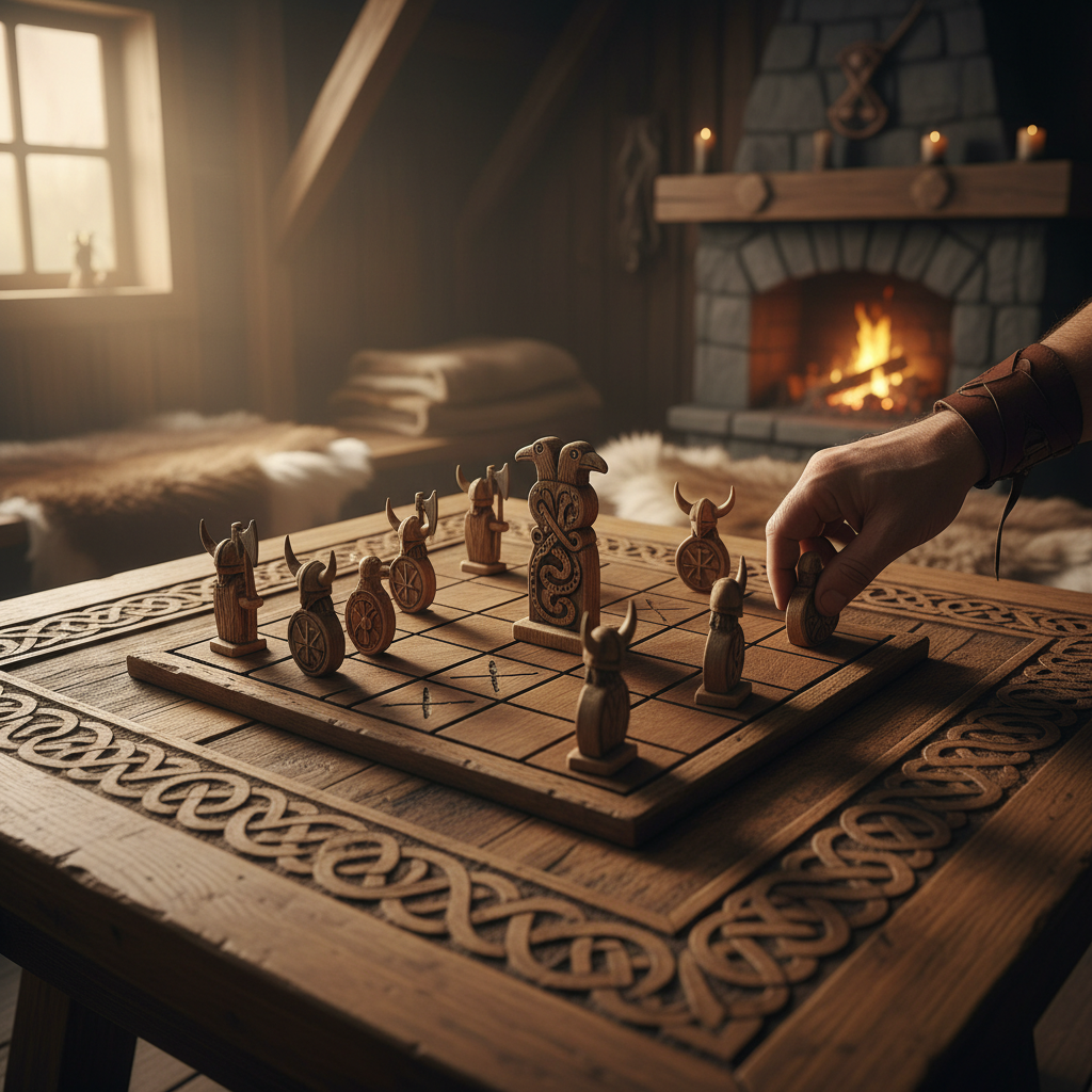 découvrez les règles du hnefatafl, le jeu d'échecs viking ancien, et plongez dans une bataille stratégique pleine de tactiques surprenantes.