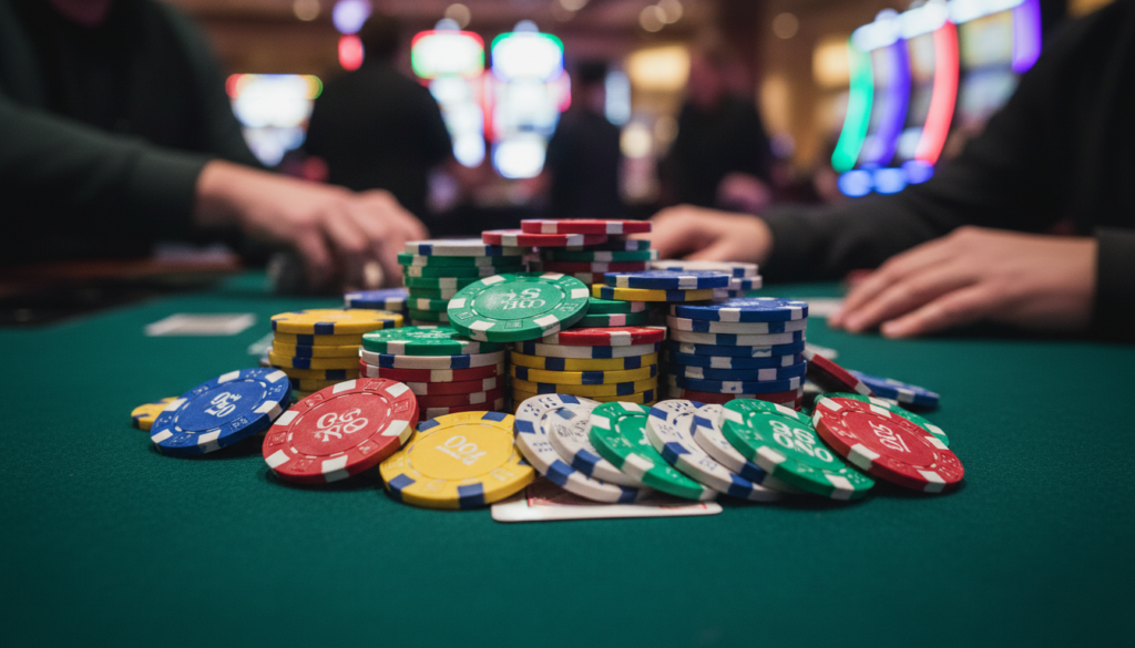 découvrez l'origine des jetons de poker et la signification des différentes couleurs utilisées pour représenter leur valeur.