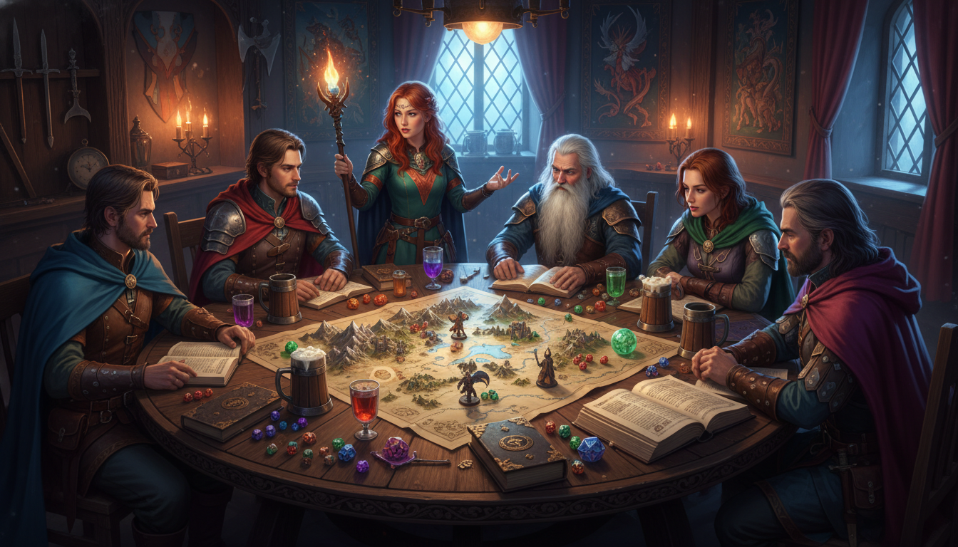 découvrez l'évolution des jeux de rôle, de leurs origines autour de la table aux univers numériques actuels, et explorez comment cette passion s'est transformée avec le temps.