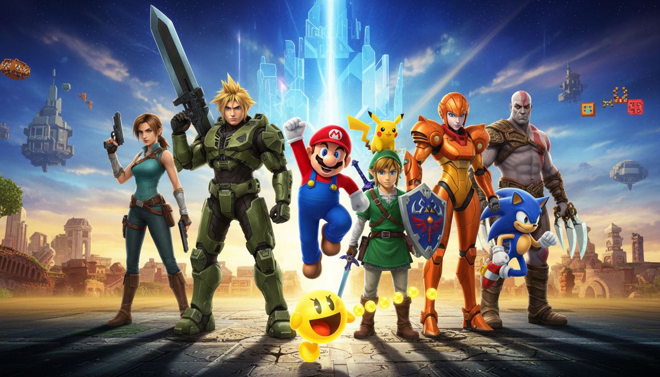 découvrez en images le top 10 des personnages de jeux vidéo les plus emblématiques selon le guinness world records, une plongée incontournable dans l'univers des héros du gaming.