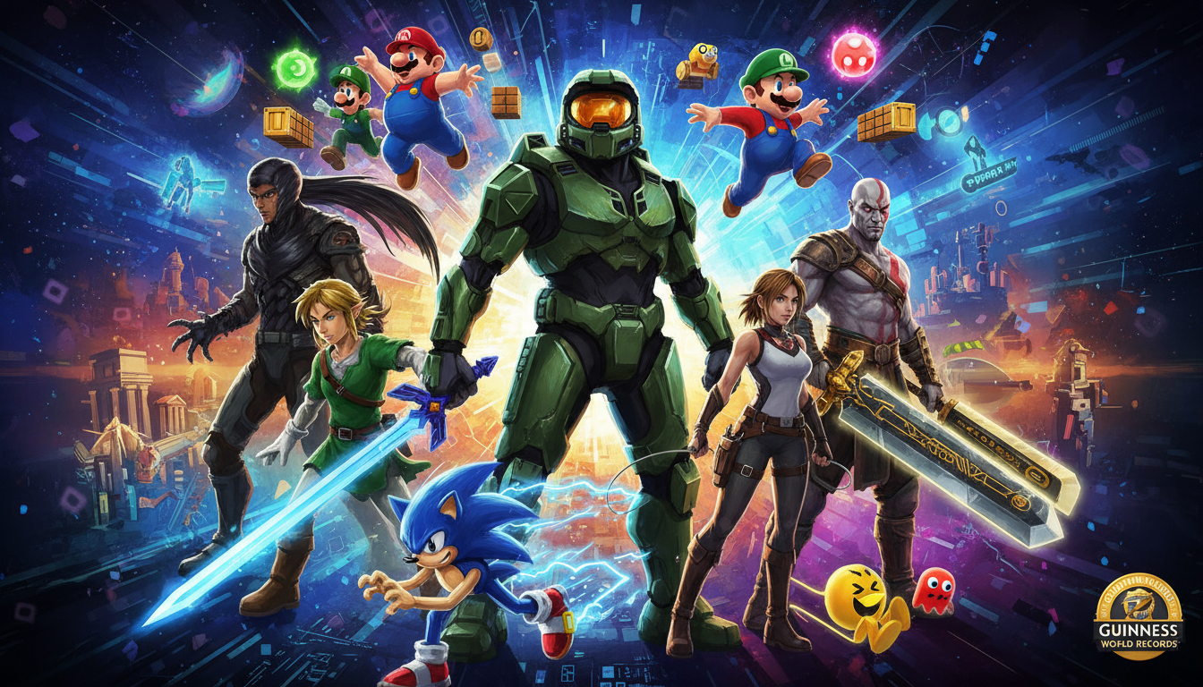 explorez en images le top 10 des personnages de jeux vidéo les plus emblématiques, reconnus par le guinness world records, et découvrez leurs histoires fascinantes.