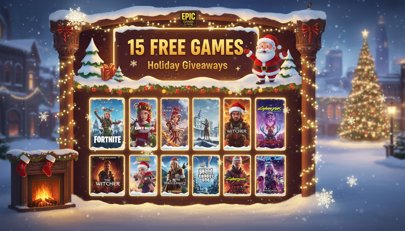 découvrez en avant-première les fuites exclusives des jeux gratuits de noël sur epic games store, avec des titres phares à ne surtout pas manquer pour vos fêtes !