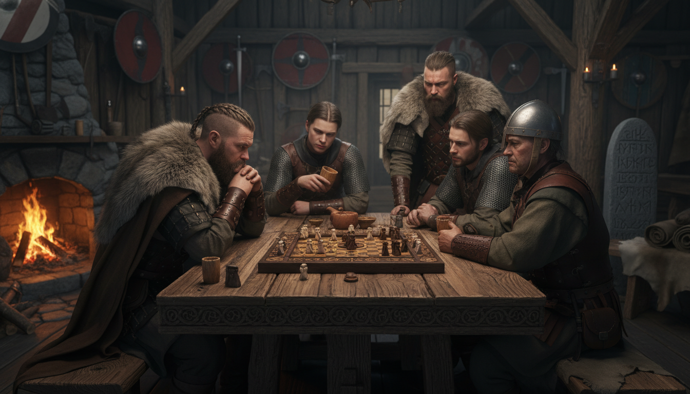 découvrez l'histoire fascinante et les règles détaillées du jeu hnefatafl, un jeu de stratégie viking ancestral.