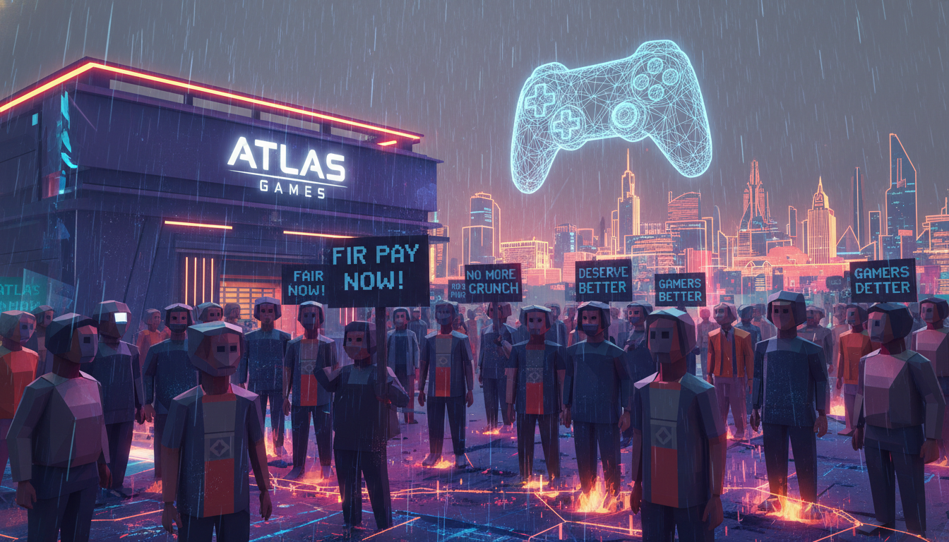 à bordeaux, les salariés du studio shiro games sont en grève, dénonçant un épuisement important des équipes dans l'industrie du jeu vidéo.