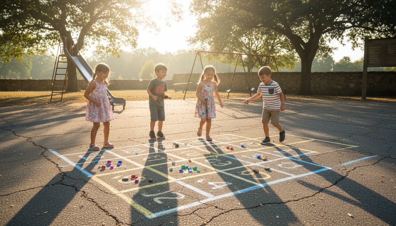 découvrez l'histoire fascinante de la marelle, ce jeu d'extérieur traditionnel qui a su traverser les millénaires et continuer à divertir petits et grands à travers le temps.