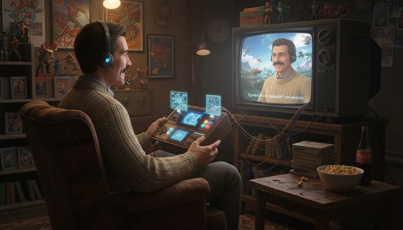 explorez comment les papas gamers, des maîtres de l'atari aux vétérans de la ps5, entretiennent leur passion et esprit de compétition à travers les générations de consoles.