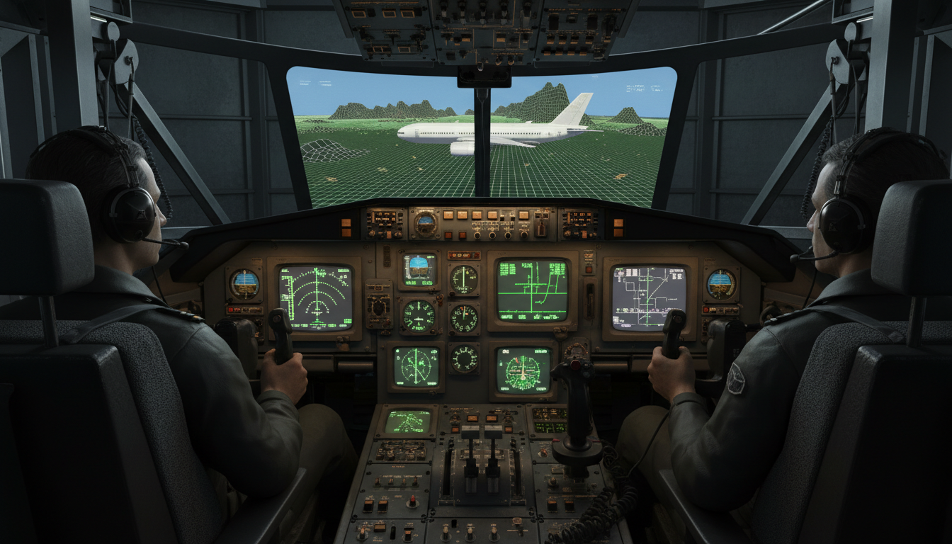 découvrez comment les simulateurs de vol des années 90 ont transformé l'industrie aéronautique, en améliorant la formation des pilotes et la sécurité aérienne.