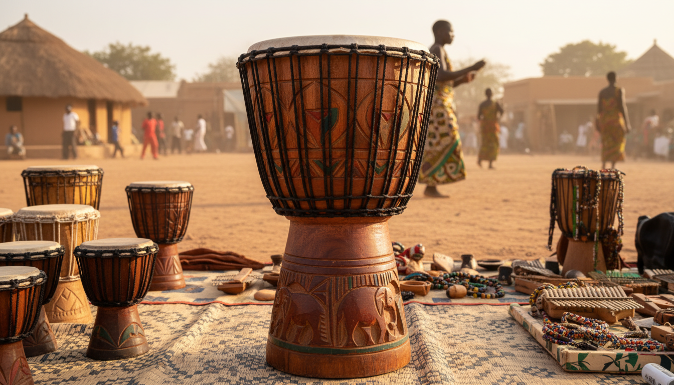 découvrez l'histoire fascinante du djembé, ce tambour africain emblématique, et comment ses battements rythmiques ont été façonnés à travers les siècles.