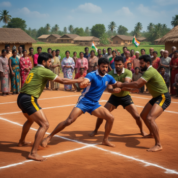 découvrez comment le kabaddi, sport traditionnel rural indien, s'est transformé en un phénomène mondial captivant, alliant rapidité, stratégie et passion.
