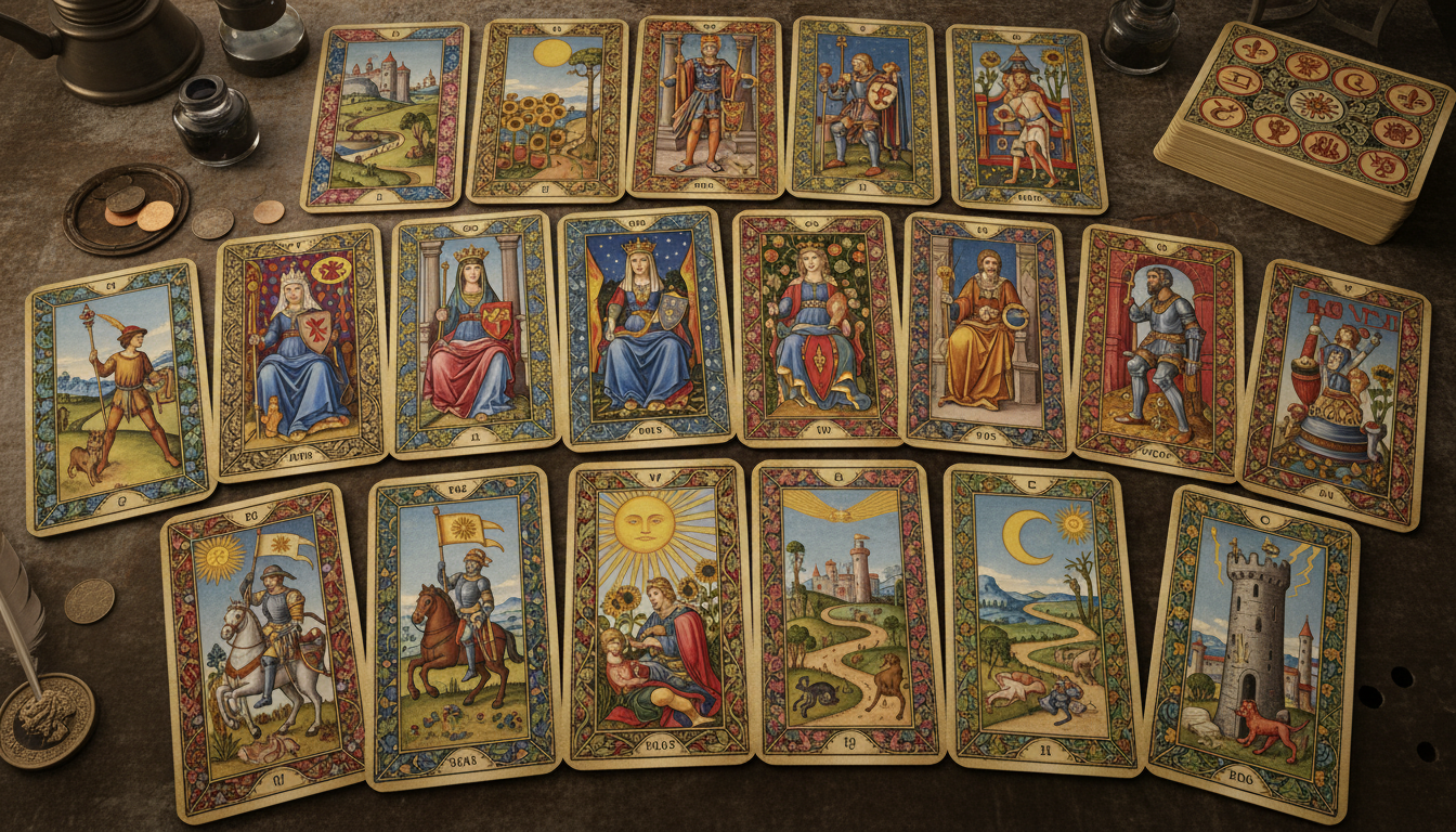 découvrez l'évolution fascinante du tarot, cet outil de divination ancien, à travers les âges et ses différentes interprétations culturelles.