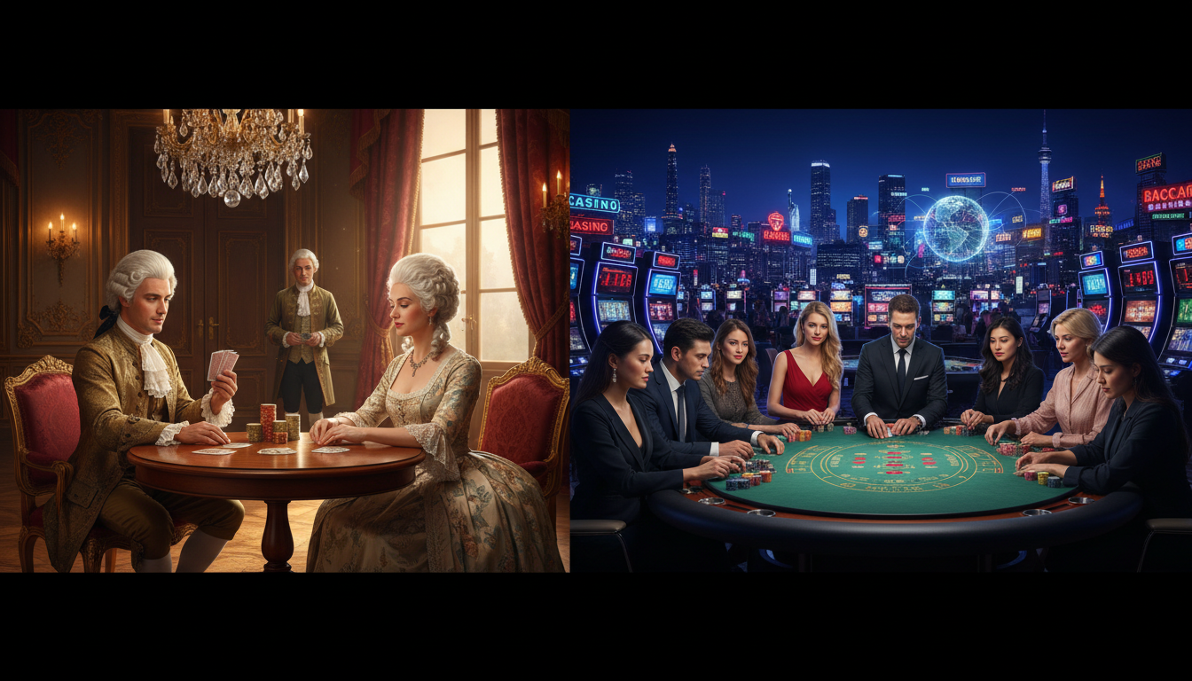 découvrez l'histoire fascinante du baccara, un jeu autrefois prisé par la noblesse, devenu aujourd'hui un phénomène mondial incontournable.