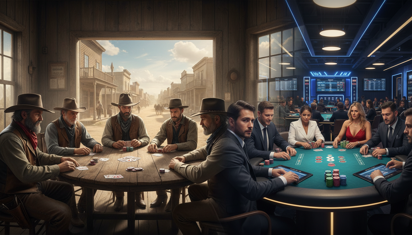 découvrez l'évolution fascinante du poker, de ses origines dans le far west à son statut de jeu mondialement populaire, en explorant son histoire, ses transformations et son impact culturel.