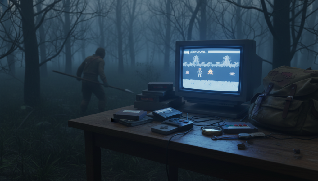découvrez comment le survivalisme était représenté dans les jeux vidéo des années 80 et 90, entre mythe et réalité, et son impact sur la culture gaming.