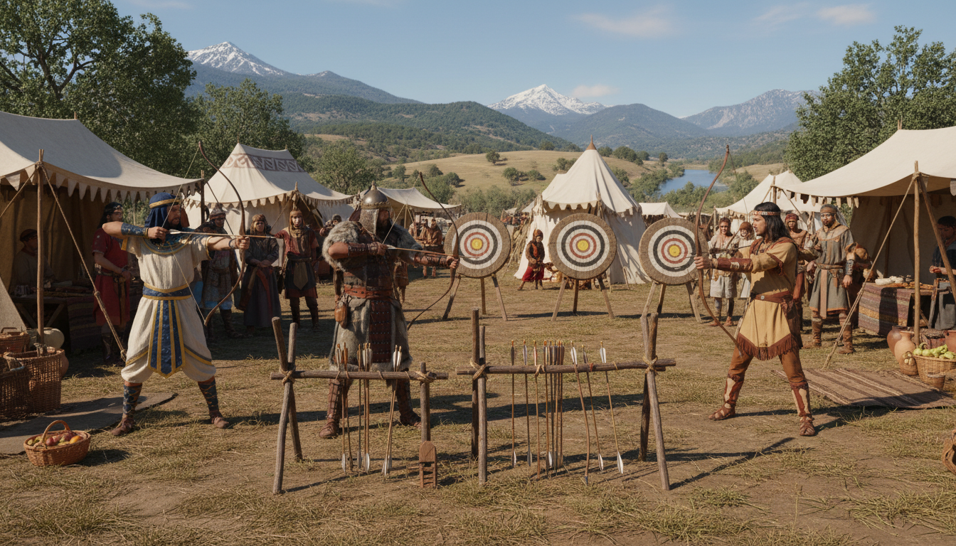 découvrez les origines historiques du tir à l'arc en tant que jeu, son évolution à travers les siècles et son importance culturelle.