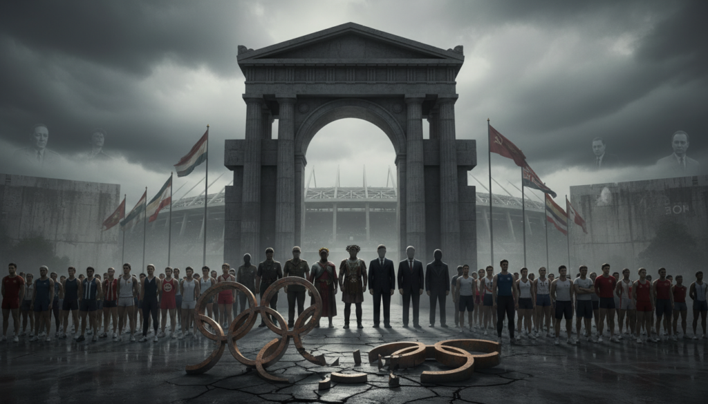 découvrez comment la politique et le pouvoir ont influencé les interdictions des jeux olympiques à travers l'histoire, révélant les enjeux géopolitiques et les impacts sur le sport mondial.