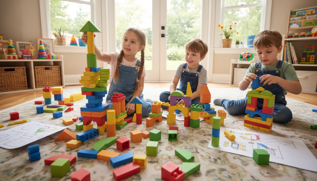 découvrez comment les jeux de construction stimulent l'apprentissage spatial et la créativité chez les enfants grâce à des activités ludiques et éducatives.