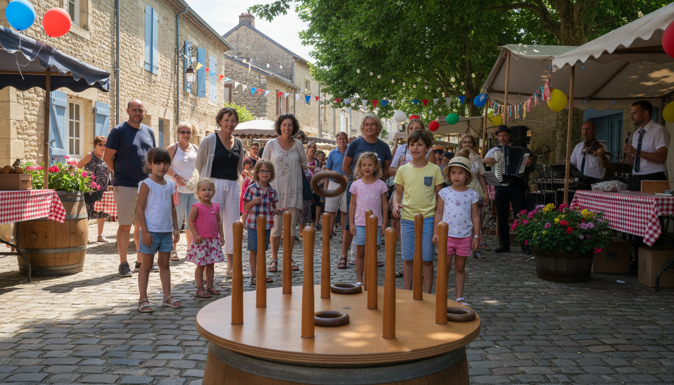 découvrez comment les jeux de lancer d'anneaux sont devenus une tradition incontournable lors des fêtes populaires, alliant convivialité et amusement pour tous les âges.