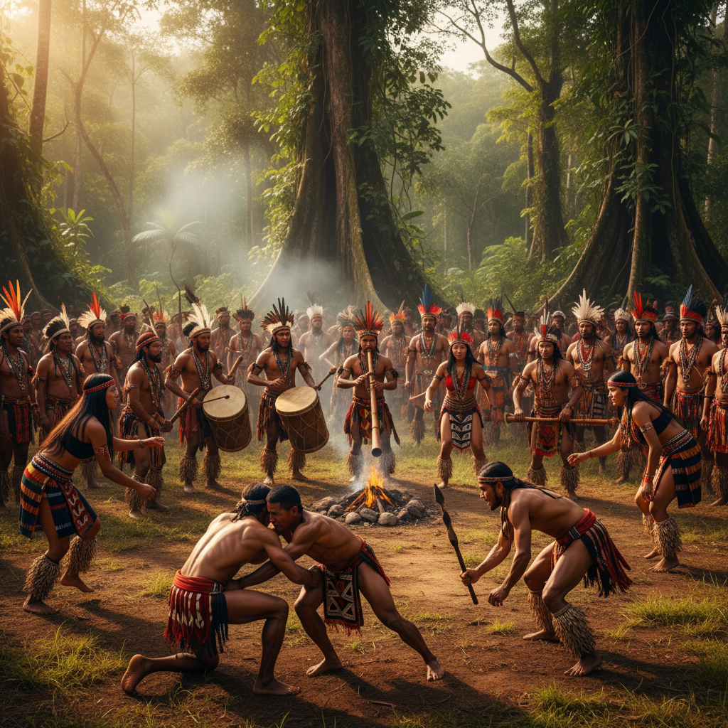 découvrez comment les jeux tribaux allient musique, danse et compétition pour devenir une véritable expression artistique riche en traditions et en émotions.