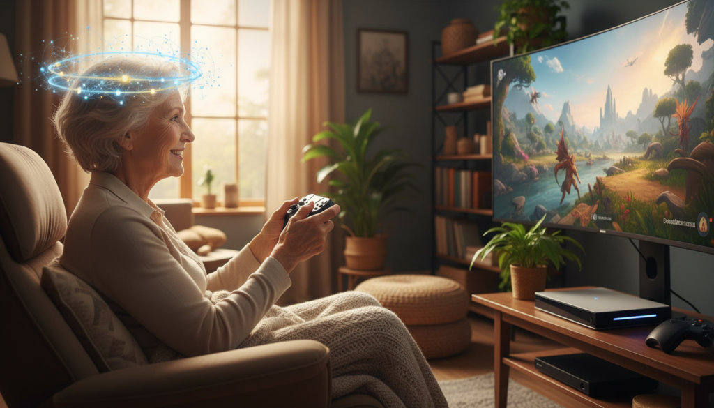 découvrez comment les jeux vidéo peuvent stimuler votre cerveau et préserver votre jeunesse cognitive, à condition de les utiliser avec modération et intelligence.