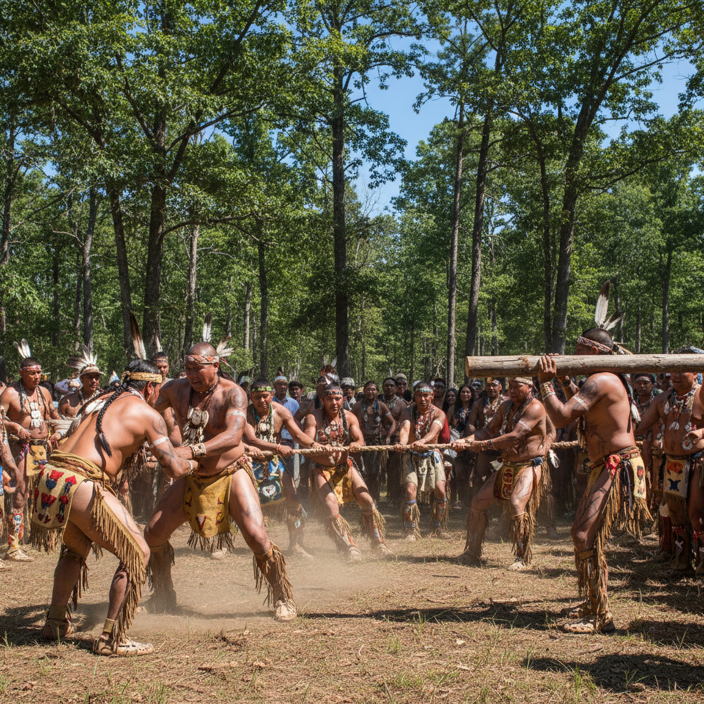 découvrez comment les tribus nord-américaines utilisaient des jeux de force traditionnels pour évaluer le courage et l'endurance, rassemblant communauté et esprit de compétition.