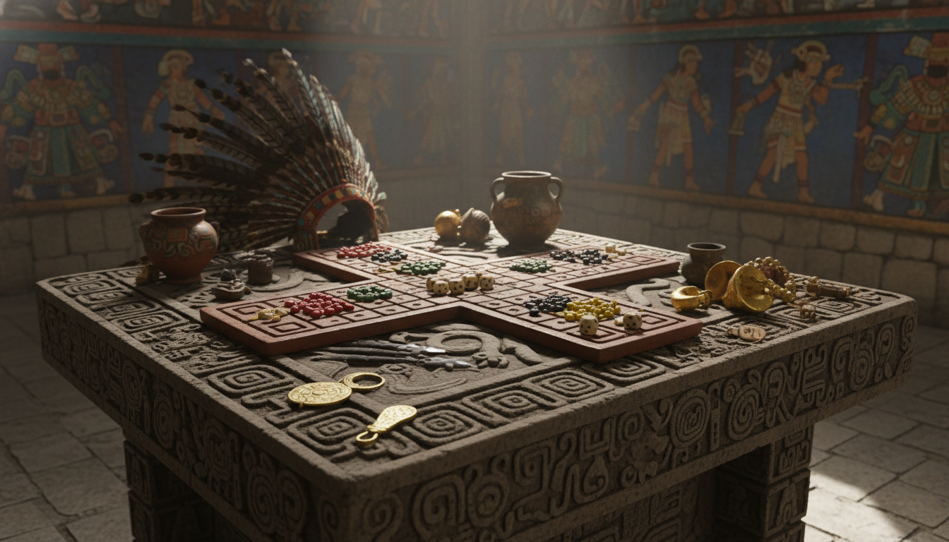 découvrez l'histoire fascinante du patolli, le jeu de plateau sacré des aztèques, ainsi que ses règles traditionnelles et son importance culturelle.
