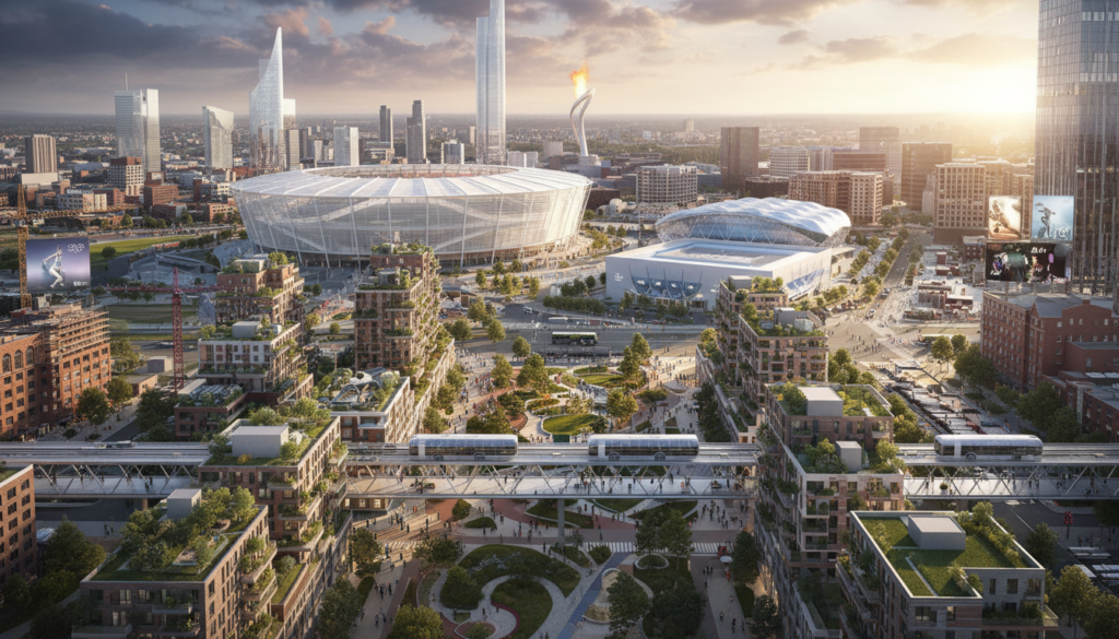 découvrez l'impact durable et l'héritage urbain laissés par les villes hôtes des jeux olympiques, entre transformations architecturales, développement durable et dynamiques sociales.