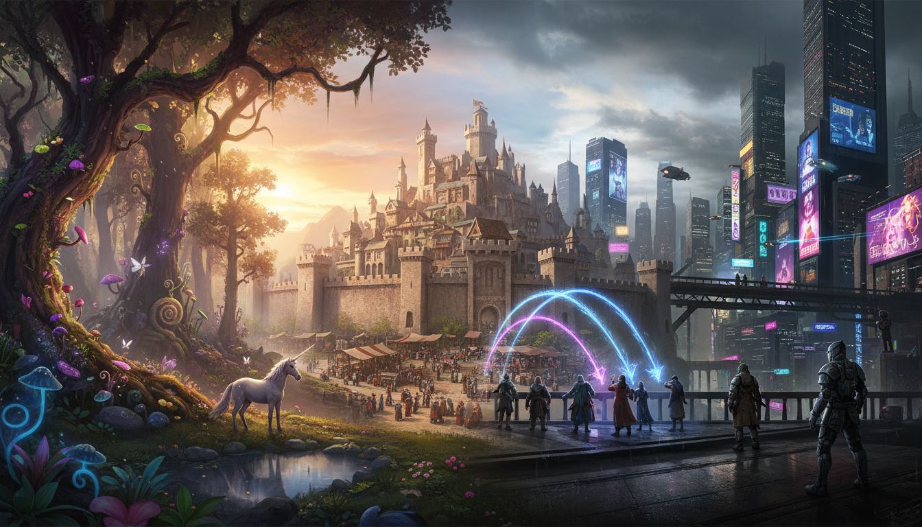 découvrez la richesse et la diversité des mondes fantastiques et dystopiques explorés dans les jeux de rôle, où imagination et aventures se rencontrent pour des expériences uniques.