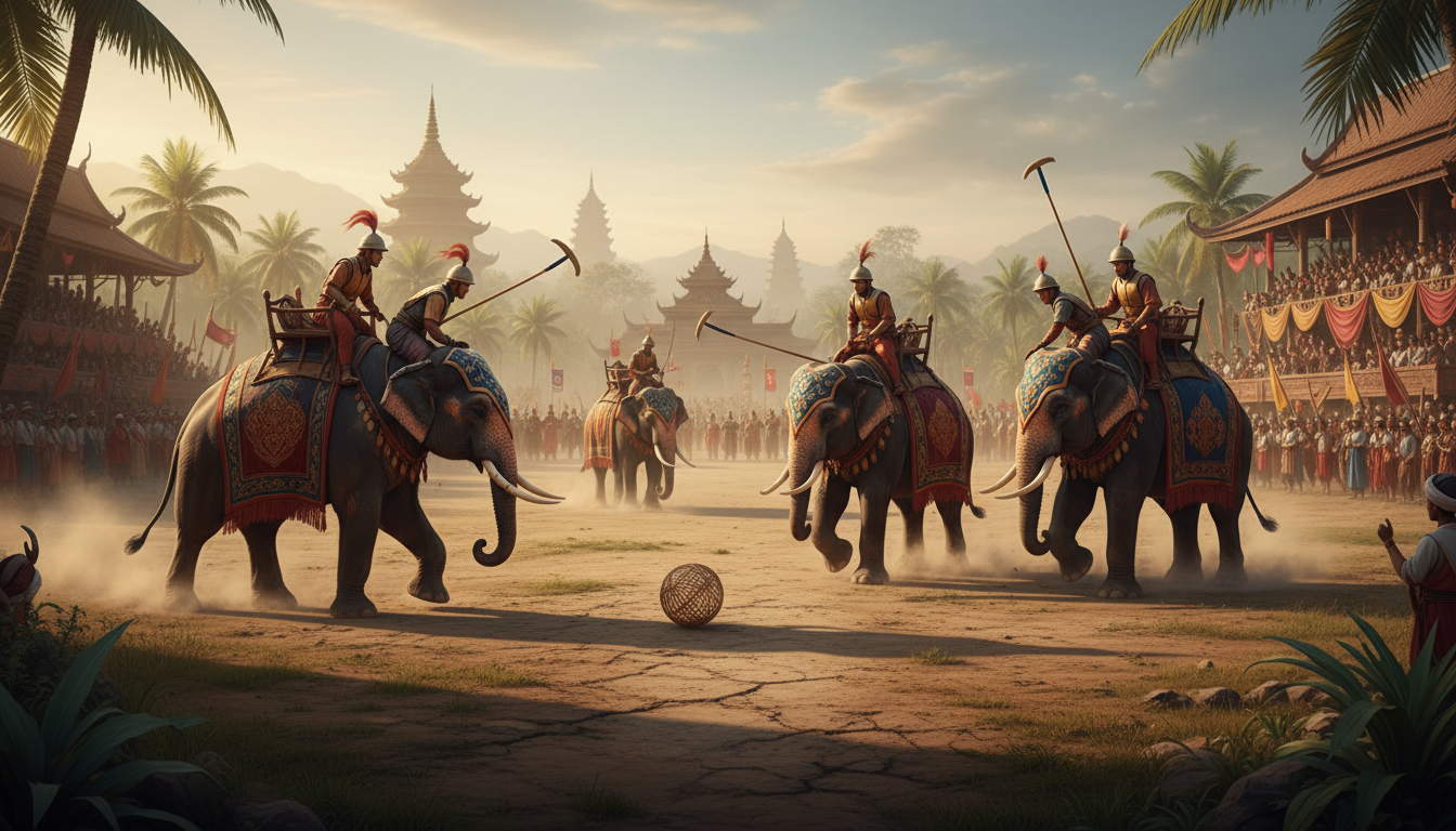 découvrez l'origine fascinante du polo à éléphant en ancienne asie, un sport historique mêlant tradition, culture et adresse.