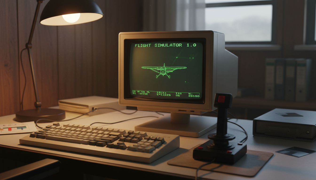 découvrez les origines de la simulation de vol avec flight simulator 1.0, l'un des premiers simulateurs de vol qui a marqué l'histoire du jeu vidéo.
