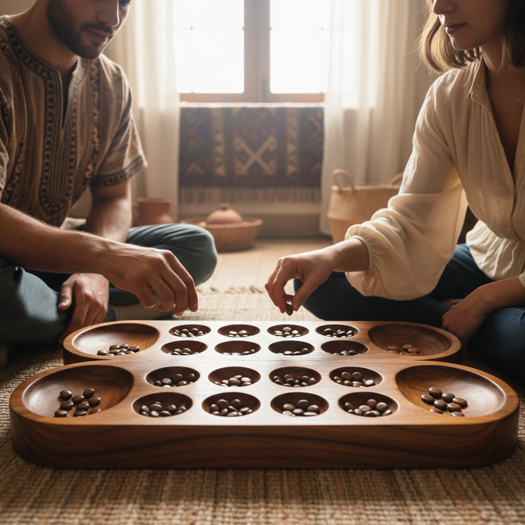 découvrez les règles du jeu mancala, un jeu de stratégie traditionnel aux règles simples pour des parties passionnantes en famille ou entre amis.