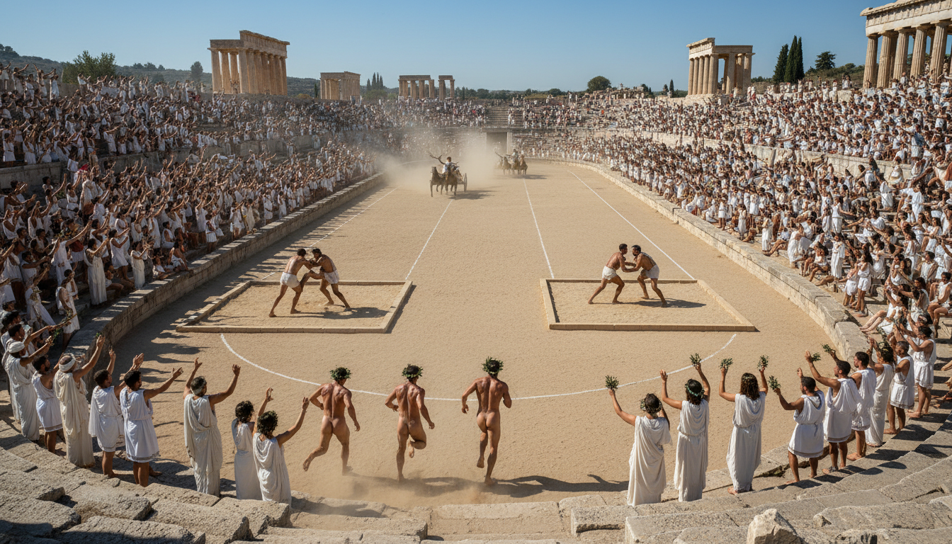 découvrez les jeux présents lors des premiers jeux olympiques de l'antiquité, leurs origines et leur importance historique.