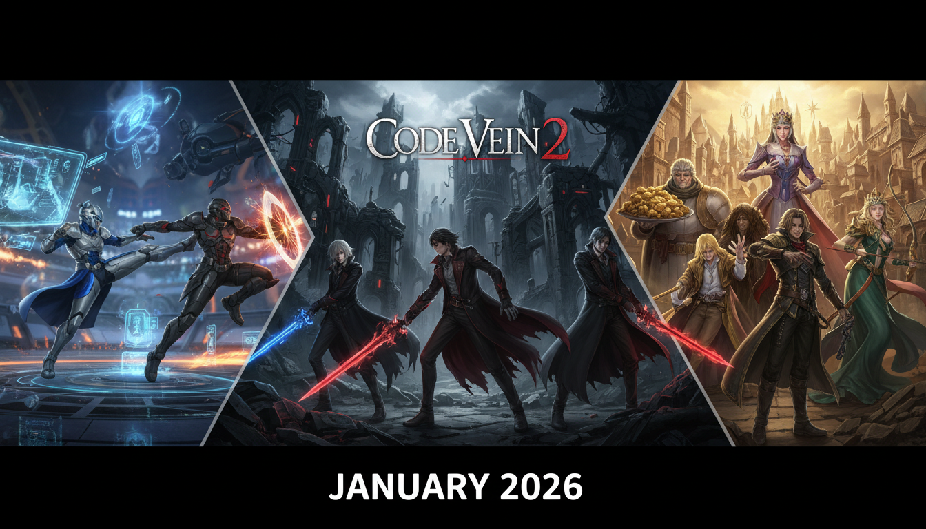 découvrez le calendrier des sorties jeux vidéo de janvier 2026 avec 2xko, code vein 2, seven deadly sins et bien d'autres titres incontournables à ne pas manquer.