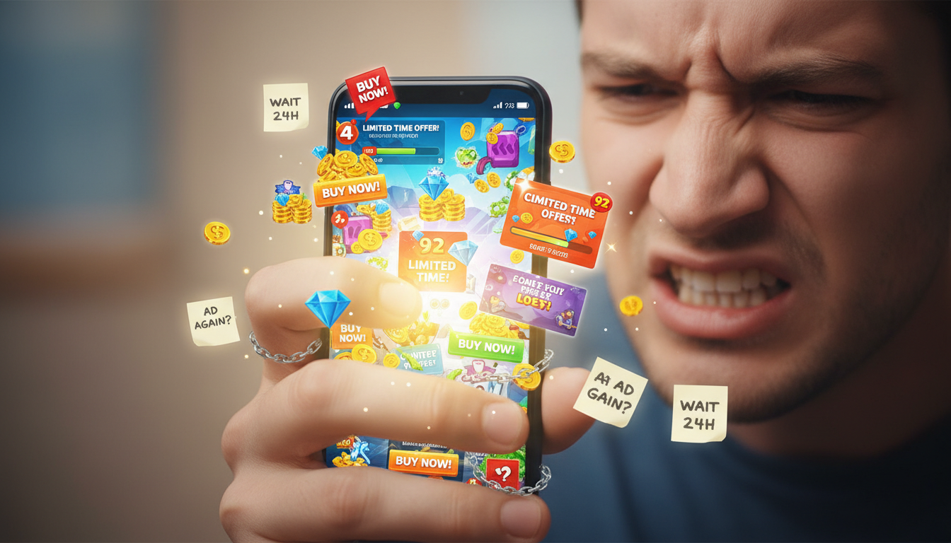 découvrez comment ces jeux gratuits sur smartphone, conçus pour vous irriter, exploitent les microtransactions et connaissent un succès redoutable.