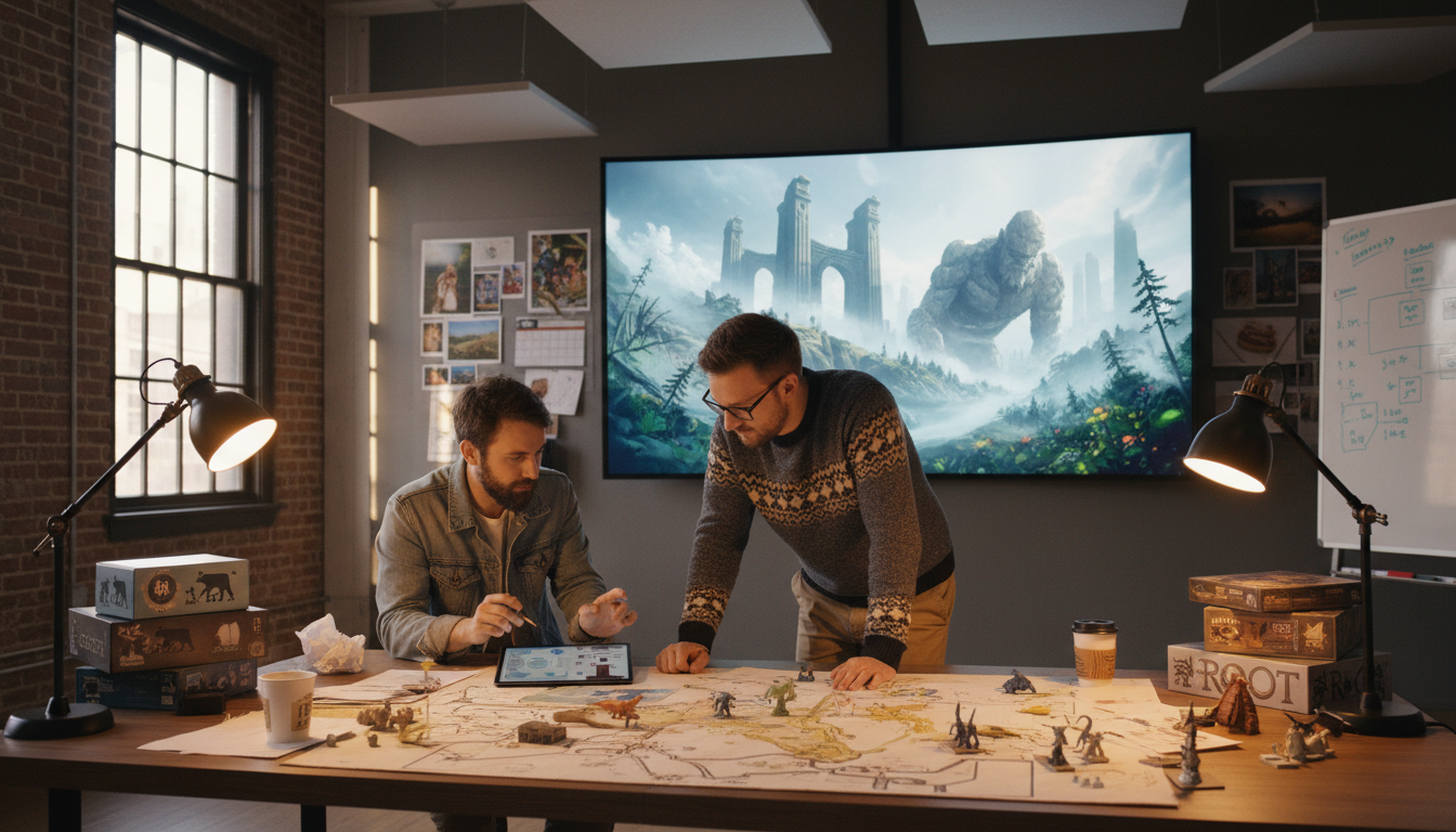 découvrez le parcours inspirant de cole et kyle, de leurs débuts chez leder games à la création audacieuse du jeu buried giant, alliant innovation et passion ludique.