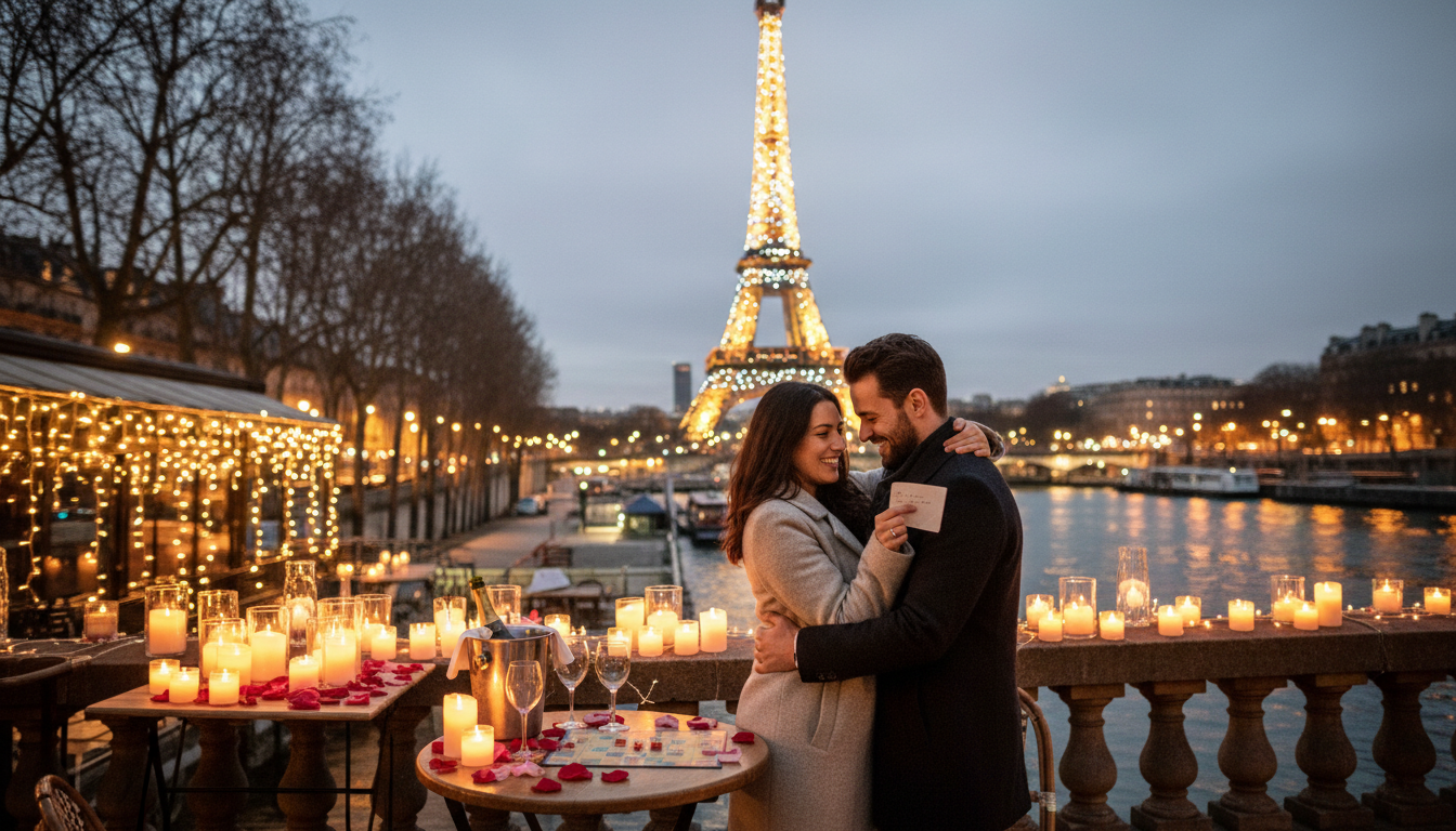 découvrez comment célébrer une saint-valentin magique à paris, entre ambiance lumineuse, moments d'amour et jeux romantiques pour des souvenirs inoubliables.