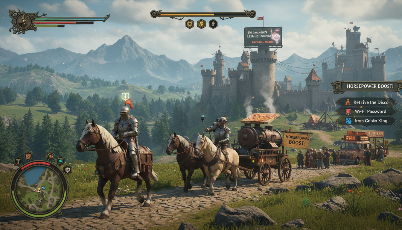 découvrez le nouveau jeu gratuit sur epic games store : une aventure médiévale déjantée mêlant action et humour façon gta. téléchargez-le dès maintenant et plongez dans un monde unique et passionnant !