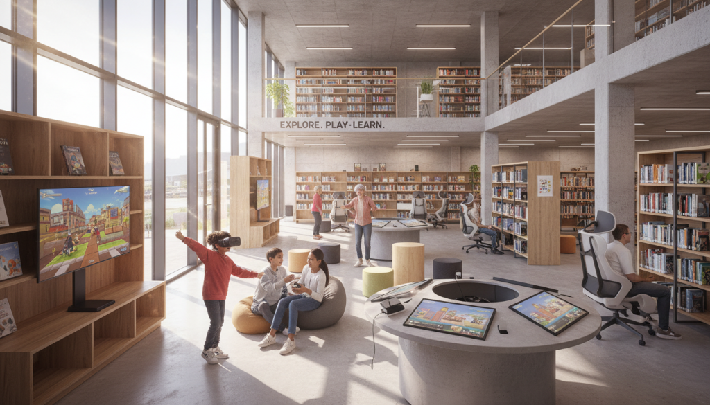 plongez dans une expérience interactive à la médiathèque de lannilis et redécouvrez les jeux vidéo sous un nouveau jour, entre plaisir et immersion.