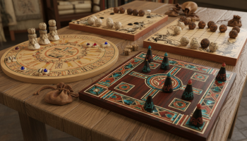 découvrez l'histoire des jeux de société, de la fabrication artisanale aux méthodes de production de masse, et comprenez leur évolution à travers le temps.