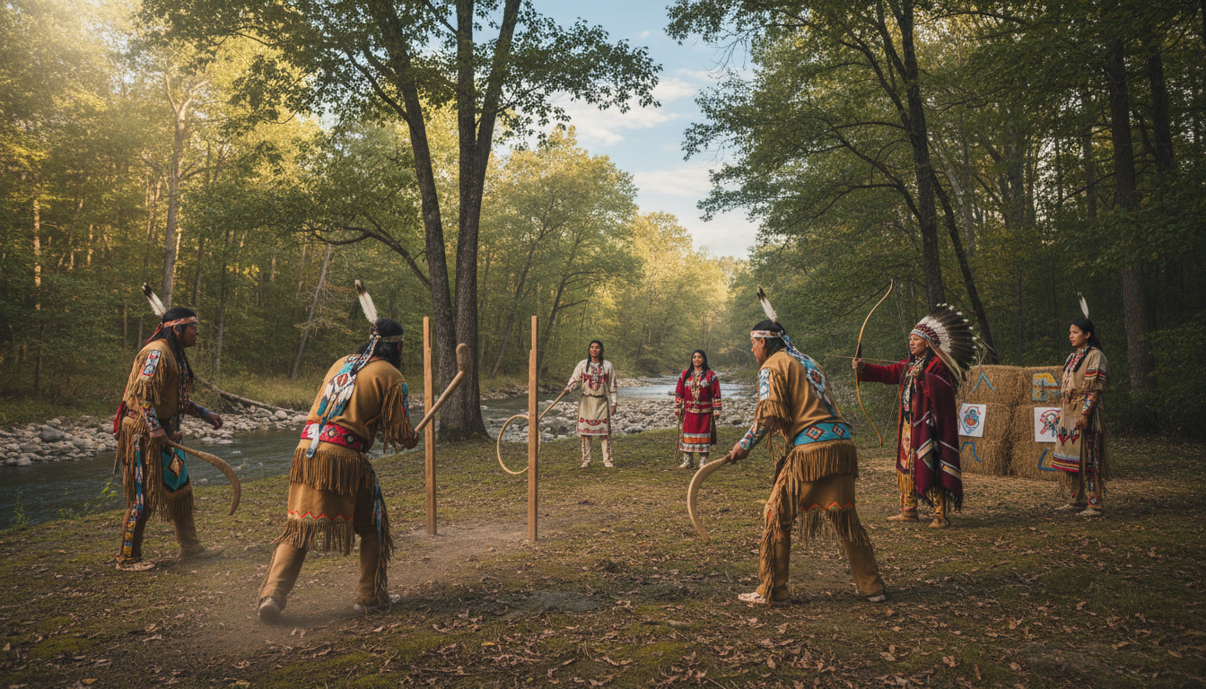 découvrez les jeux d'adresse amérindiens, véritables trésors culturels, et explorez l'importance de préserver ces traditions ancestrales pour les générations futures.