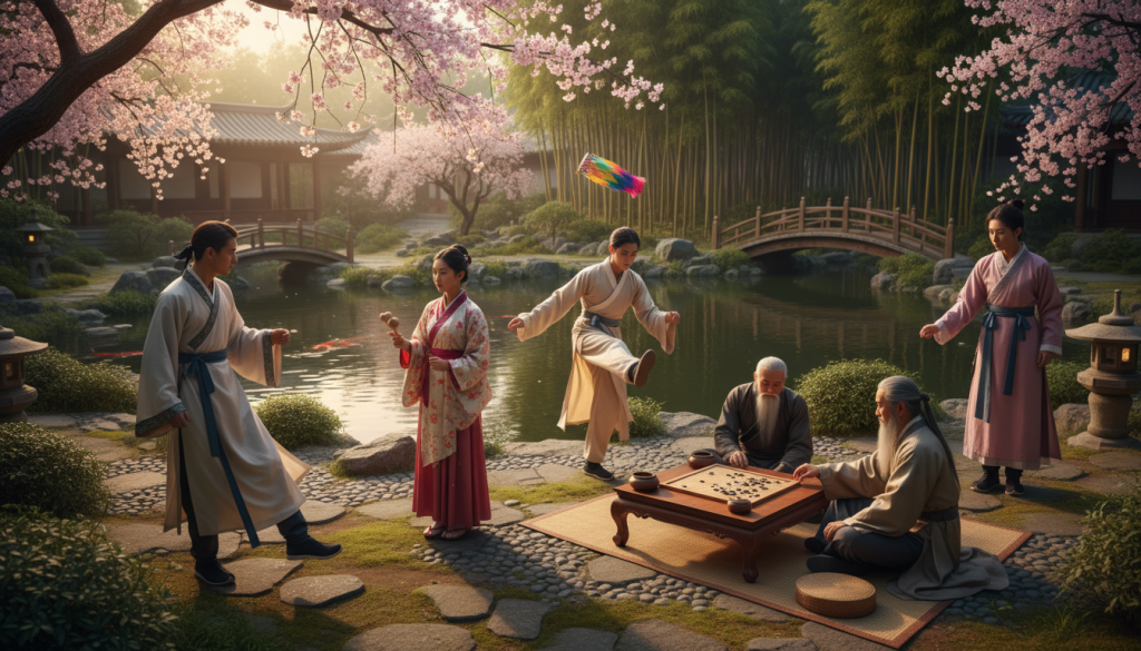 découvrez comment les jeux d'adresse traditionnels asiatiques combinent habilement agilité physique et sagesse philosophique pour offrir une expérience unique et enrichissante.