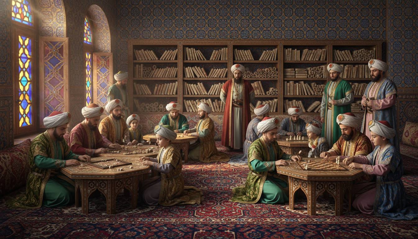 découvrez comment les jeux de société étaient utilisés dans l'empire ottoman à la fois pour l'éducation et les loisirs, reflétant une riche tradition culturelle et sociale.