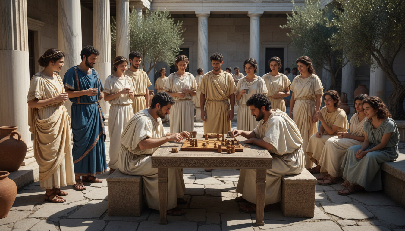 découvrez si les jeux de société occupaient une place importante dans la vie quotidienne de la grèce antique et quelles étaient leurs formes les plus prisées.