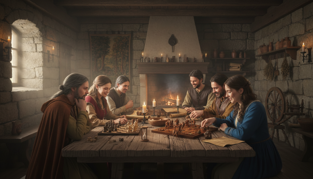 découvrez comment les jeux de société médiévaux nous révèlent les aspects culturels, sociaux et stratégiques de la vie au moyen âge à travers des leçons captivantes.