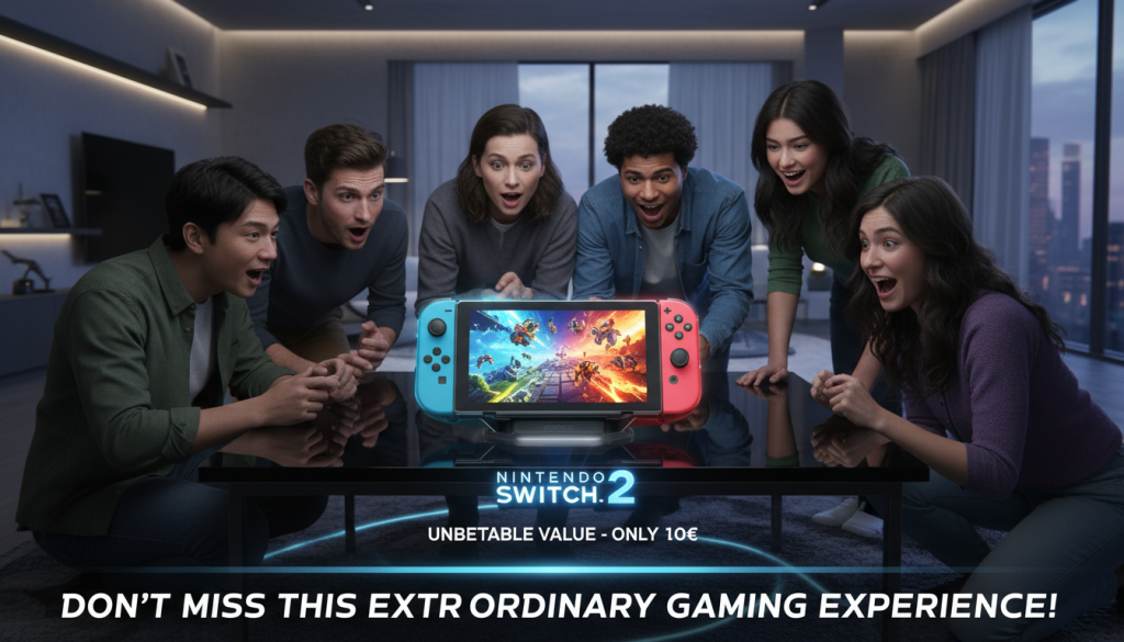 découvrez mon coup de cœur pour le lancement de la nintendo switch 2 à seulement 10€. une expérience visuelle époustouflante qui promet de révolutionner votre gaming. ne passez pas à côté de cette offre exceptionnelle !
