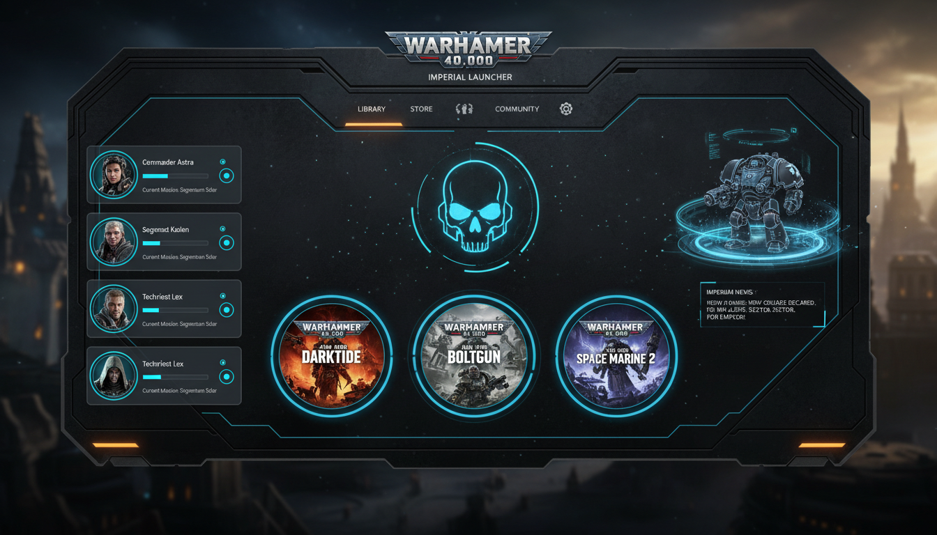 owlcat games lance son propre launcher en toute simplicité, inauguré avec warhammer 40k : rogue trader, offrant une expérience de jeu fluide et décomplexée.